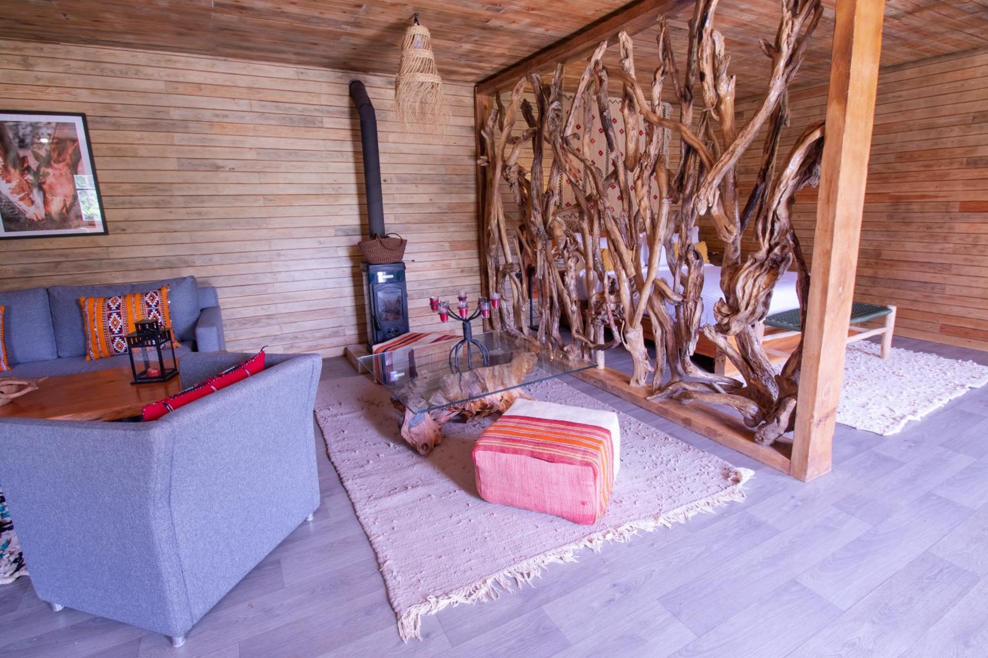 ムーレイ・ヤコブ Bio Et Bois -Luxury Bio Farm-ヴィラ エクステリア 写真
